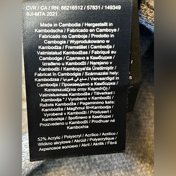 Long grey cardigan.  Veto Moda, M - Picture 5 of 5